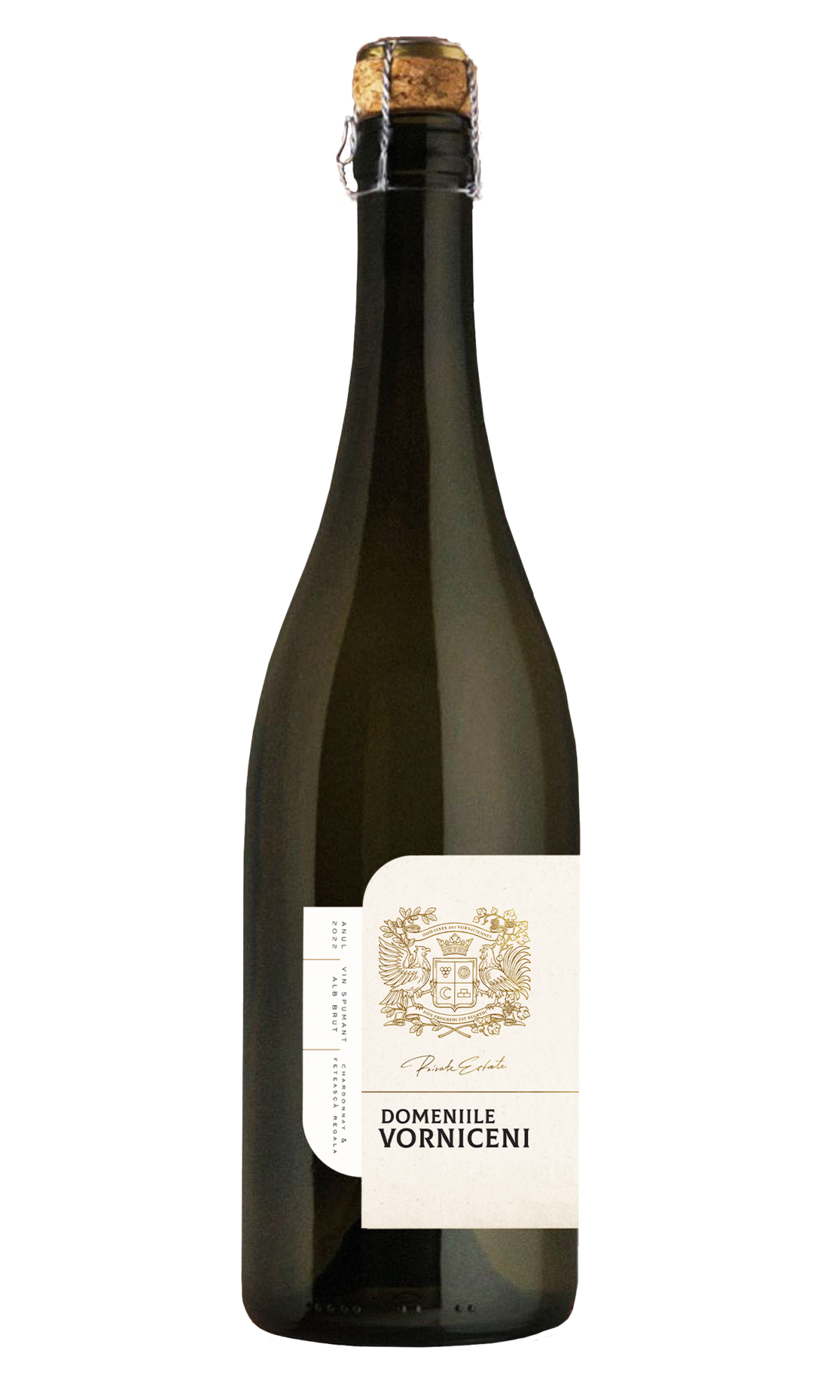 Bottle of sparkling wine Domeniile Vorniceni, Sparkling Brut Success Active