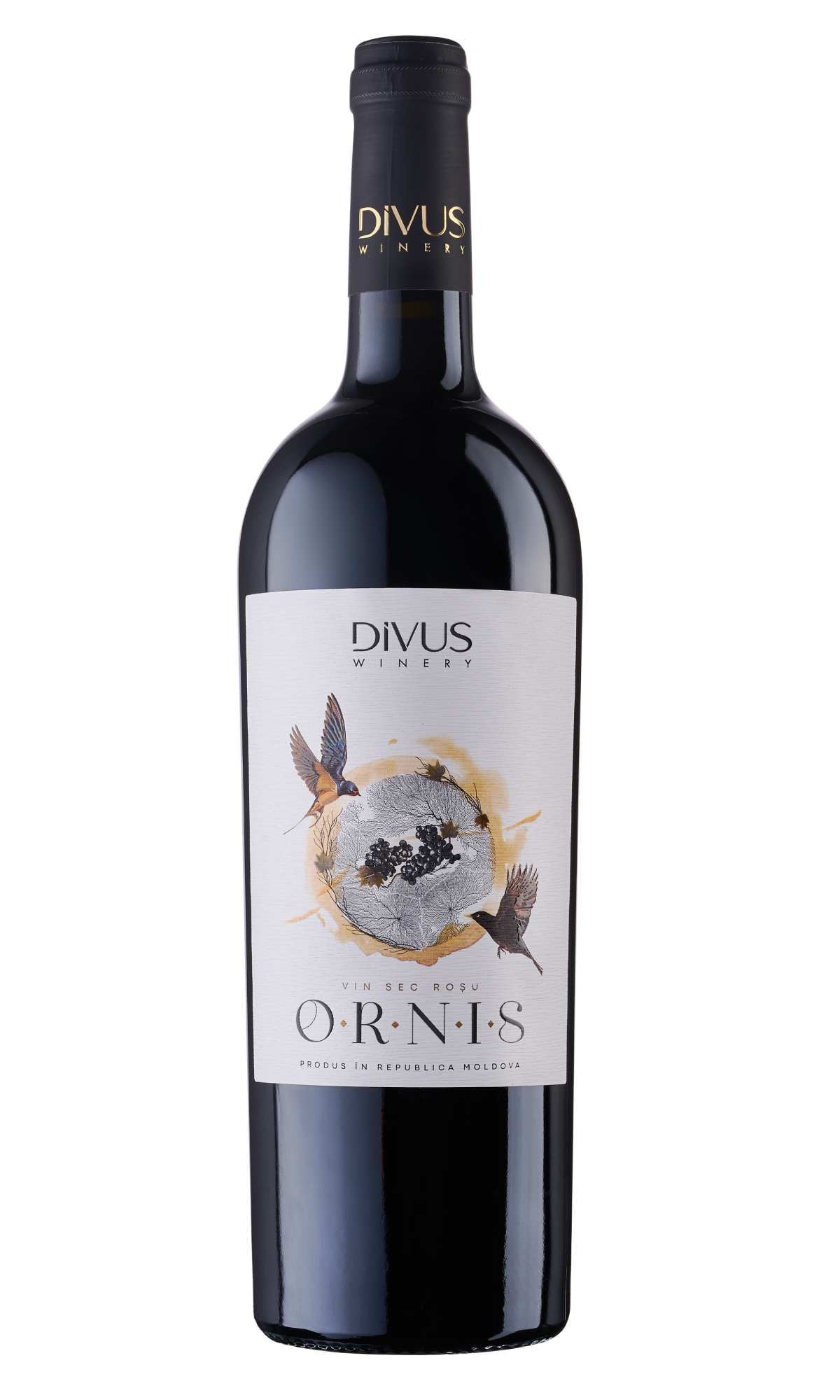Bottle of wine Divus, ORNIS (Feteasca Neagră/Merlot)